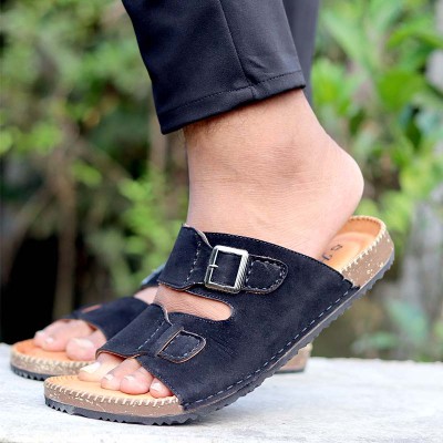 Shoes Unique Premium Quality Black 5 Finger Sendel Code: 1082